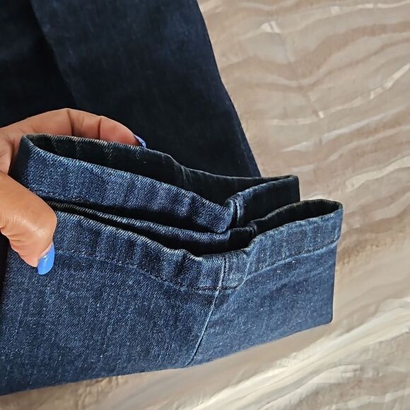 Calvin Klein Men Slim Fit Jeans 38×32 Dark Blue Washed - Picture 13 of 16